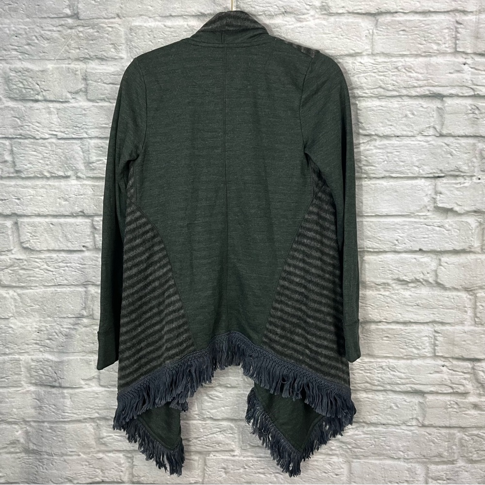 Anthropologie Saturday/Sunday Elise Green Blanket Cardigan Size XS OB367241. - Picture 6 of 11
